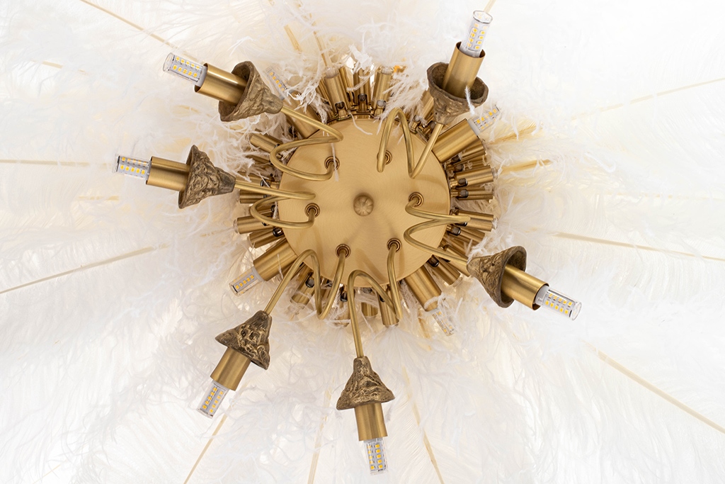 Pendul Tiffany 135x135x200 cm, Alb - Moosee [6]