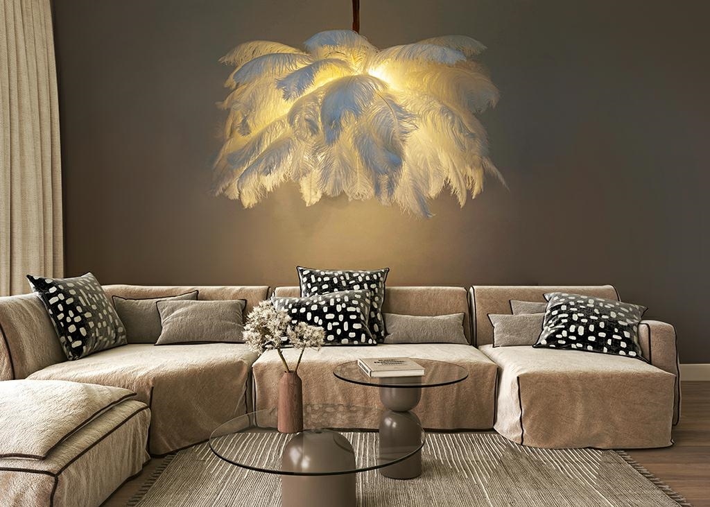 Pendul Tiffany 135x135x200 cm, Alb - Moosee [11]