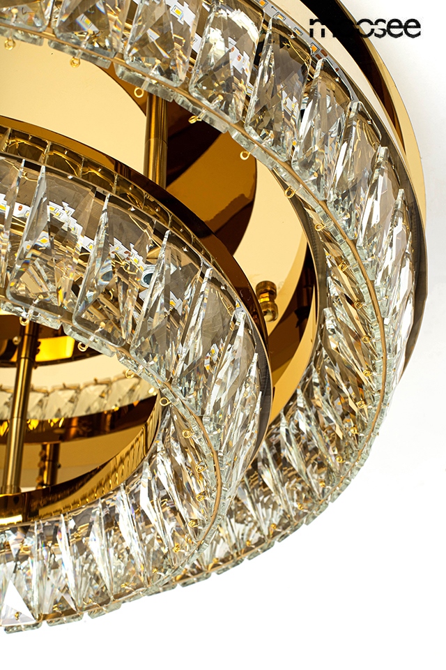 Plafonieră Savoy 2, Cristal Auriu - Moosee [4]