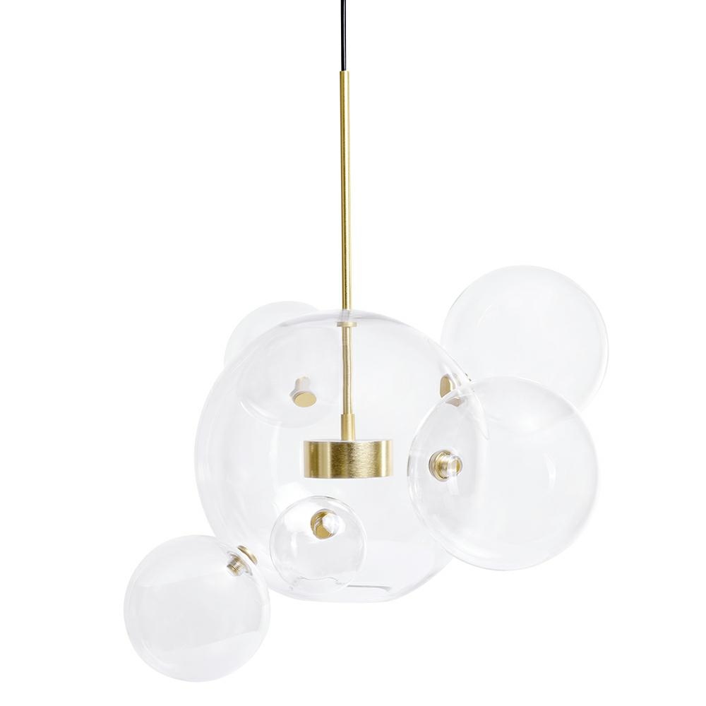Produse - Pendul Capri 6 55x58x273 cm, Sticlă și Aluminiu Anodizat - Moosee