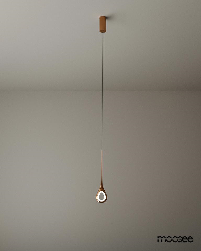 Pendul Vuelo 9x6x220 cm, Aluminiu și Acril Cupru - Moosee [7]