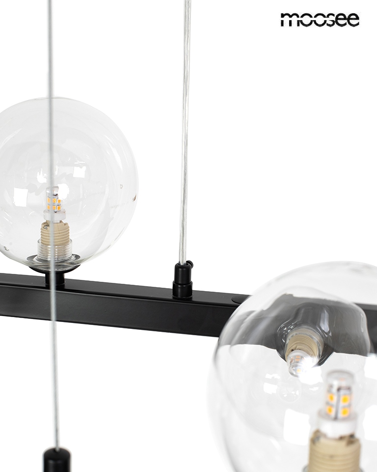 Pendul Alure Oval 120x55x270 cm, Oțel Negru - Moosee [5]