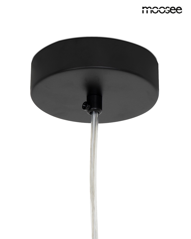 Pendul Alure Oval 120x55x270 cm, Oțel Negru - Moosee [6]