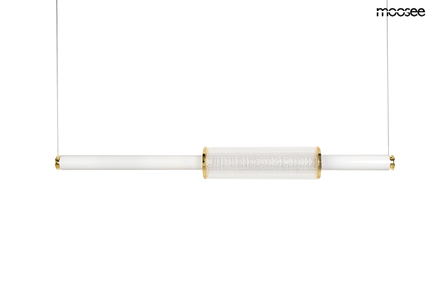 Produse - Pendul Libra 85x8,5x8,5 cm, Metal și Sticlă Auriu - Moosee