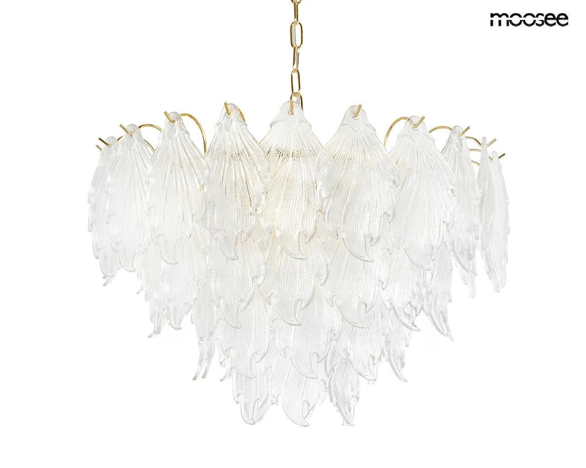 Produse - Pendul Scarlett 80x80x40 cm, Metal și Sticlă Auriu - Moosee