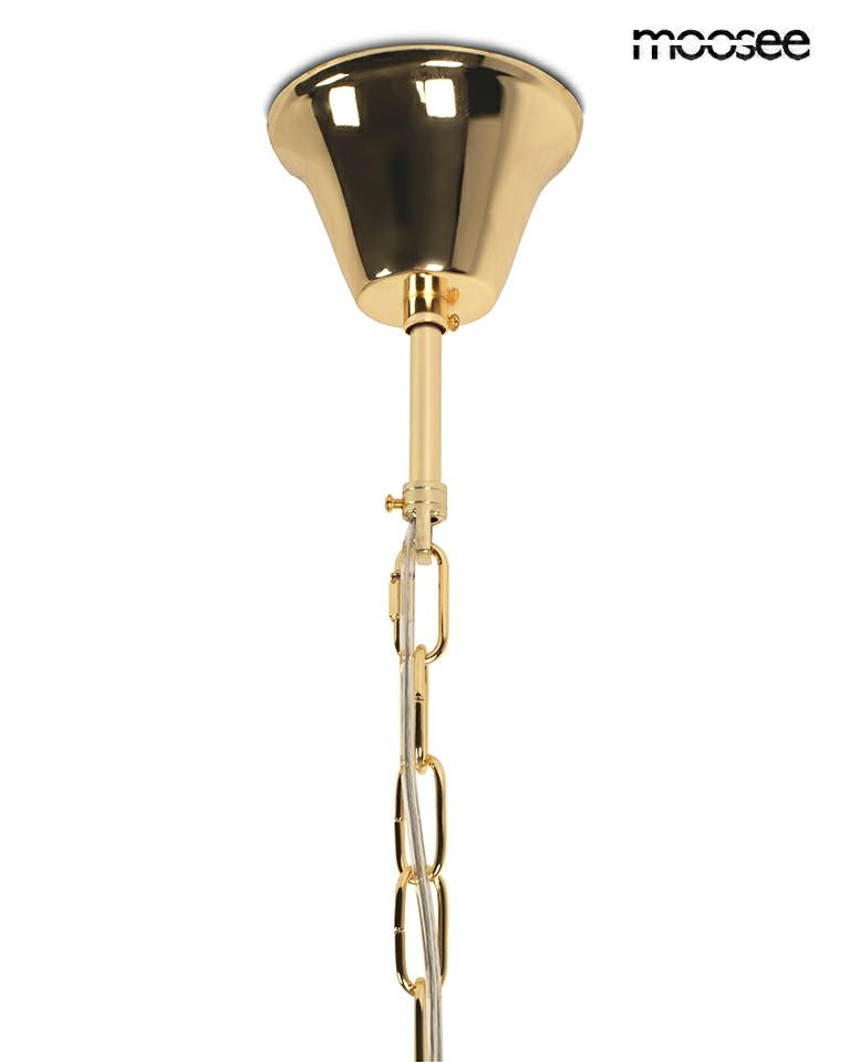 Pendul Luma 60x60x45 cm, Metal și Cristal Auriu - Moosee [6]