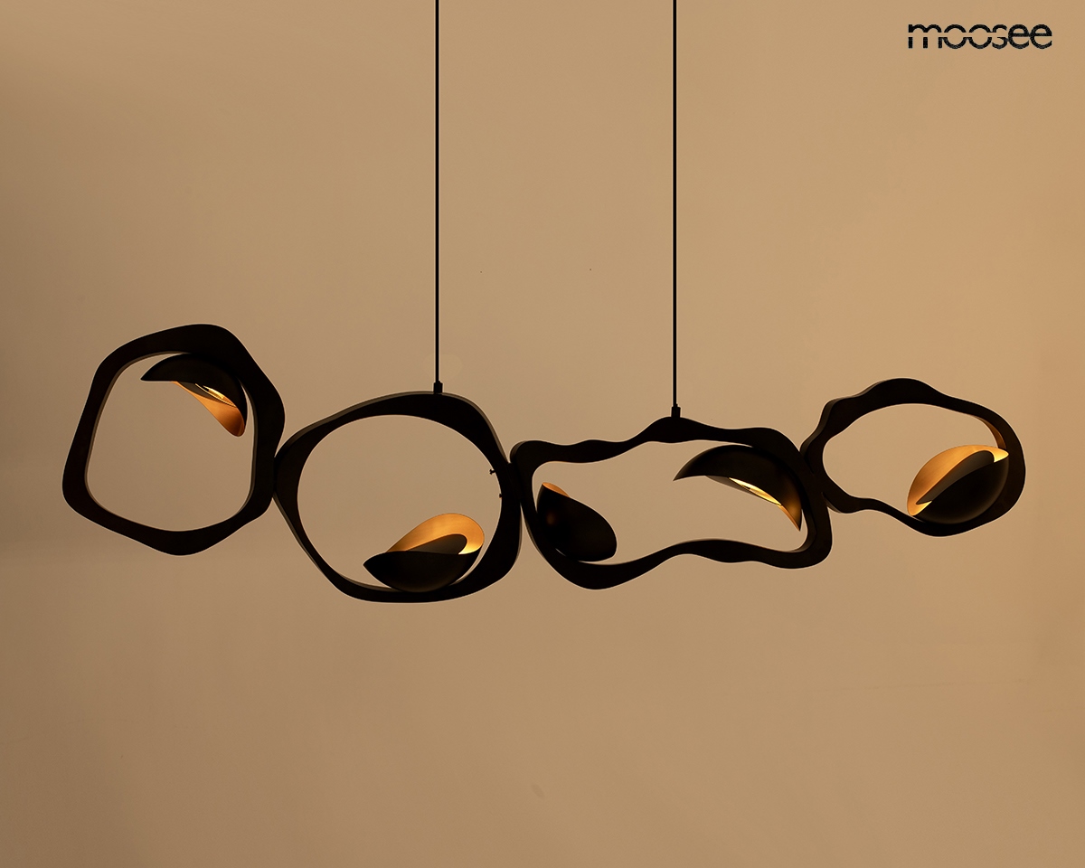 Pendul Torre 126x20x35 cm, Metal Negru - Moosee [2]