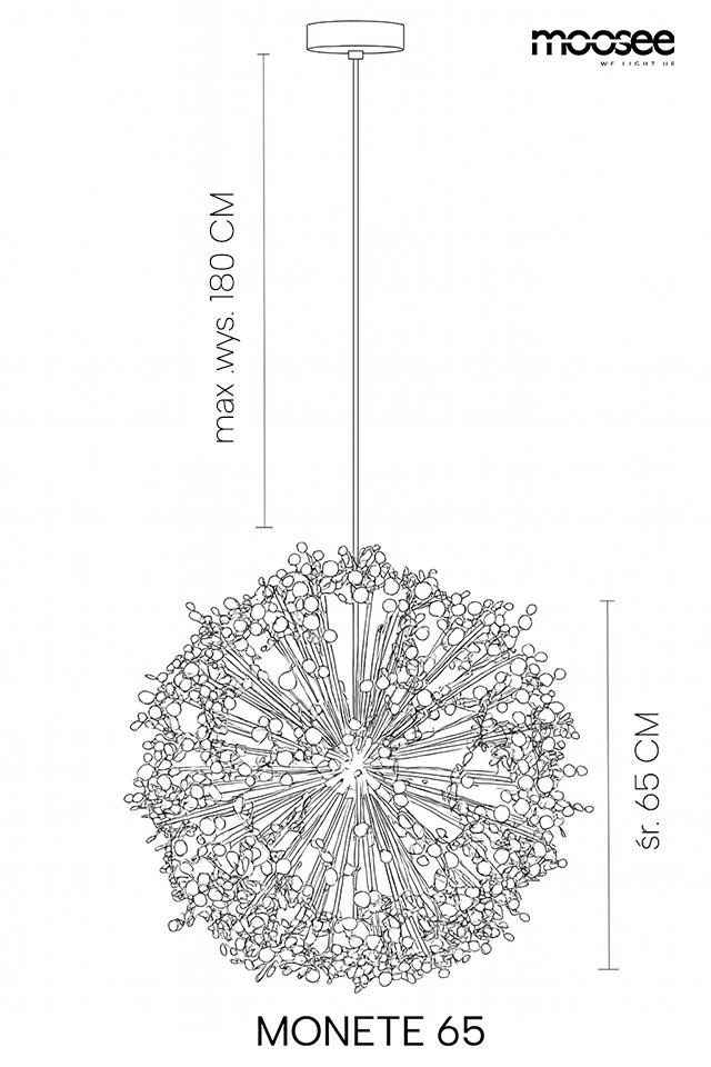 Pendul Monete 65x65x247,5 cm - Moosee [7]