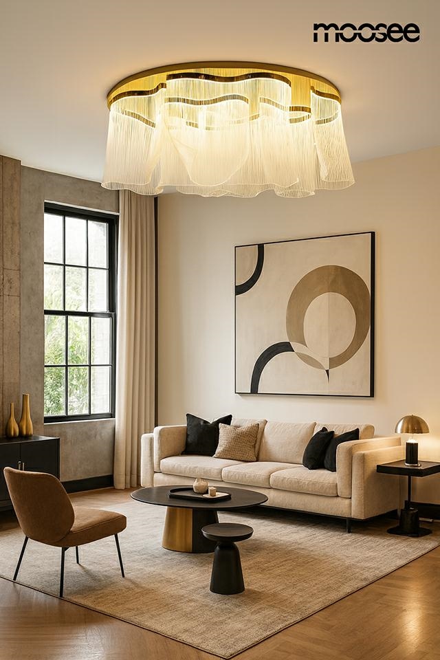 Plafonieră Firefly 180 184x105x65 cm, Metal și Acril - Moosee [9]