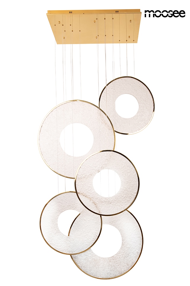 Pendul Stardust 120x40x362 cm, Oțel Auriu - Moosee [2]