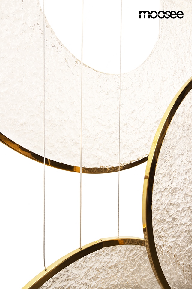 Pendul Stardust 120x40x362 cm, Oțel Auriu - Moosee [3]