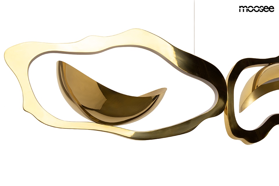 Pendul Chain 210x30x205 cm, Oțel Auriu Lucios - Moosee [4]