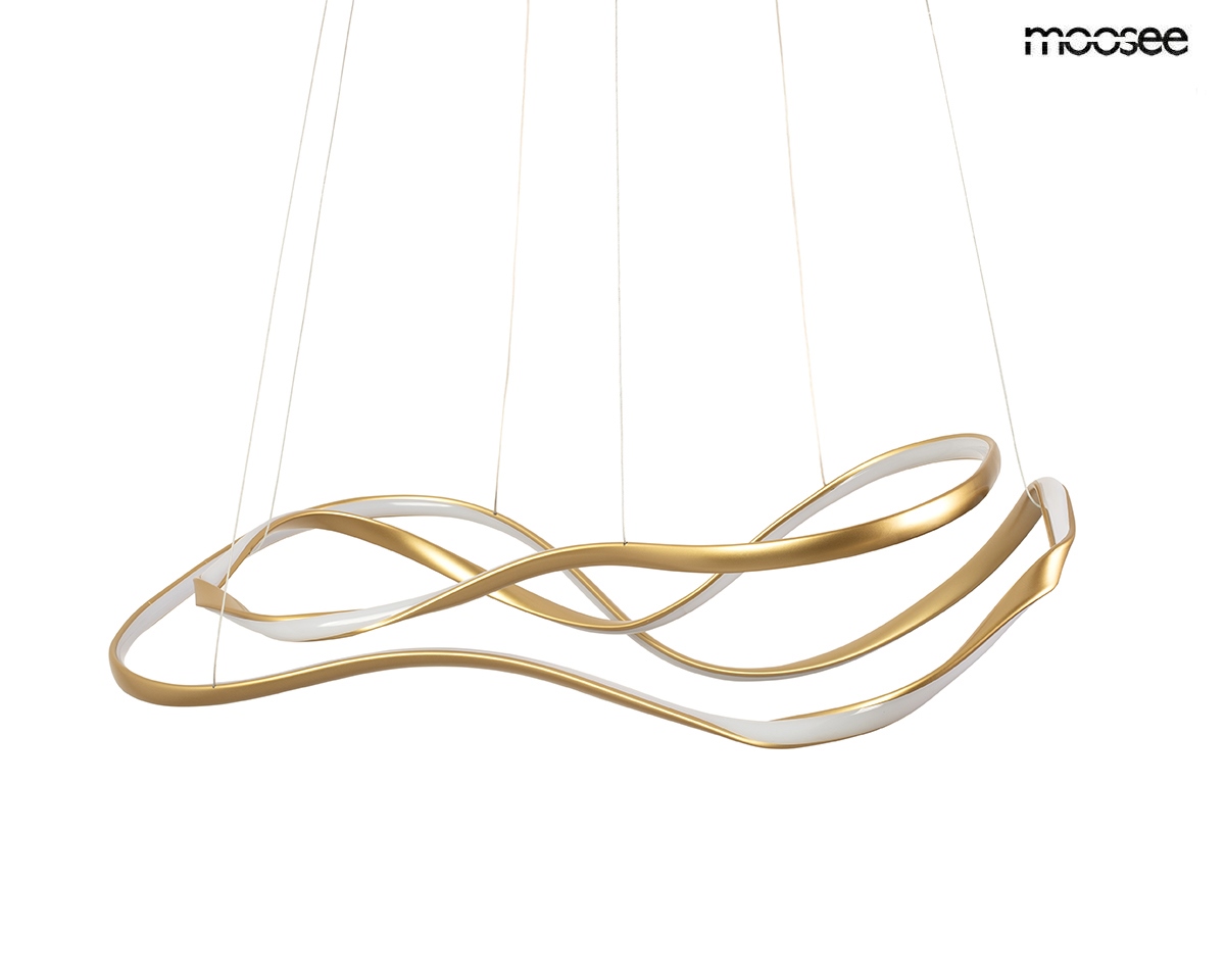Produse - Pendul Waves 2 74x40x28 cm, Metal Auriu - Moosee