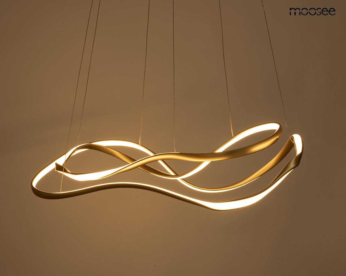 Pendul Waves 2 74x40x28 cm, Metal Auriu - Moosee [2]