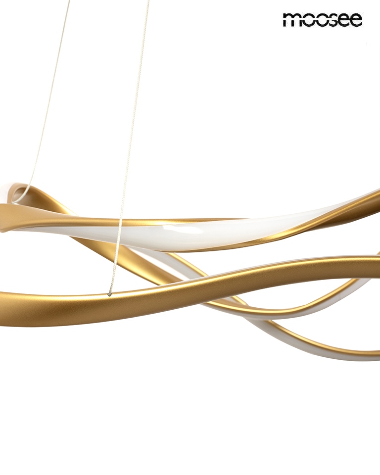 Pendul Waves 2 74x40x28 cm, Metal Auriu - Moosee [3]
