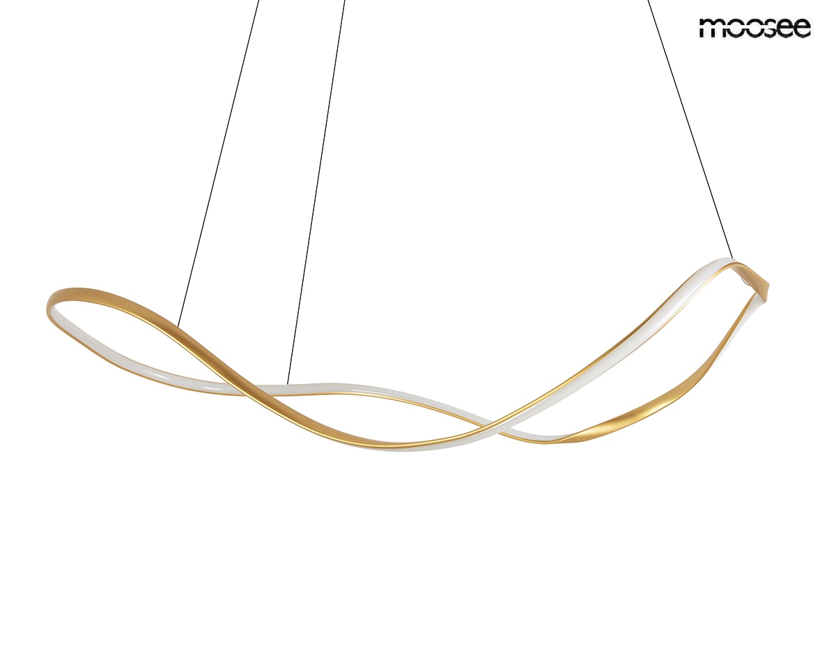 Produse - Pendul Waves 100 99x51x235 cm, Oțel Auriu - Moosee