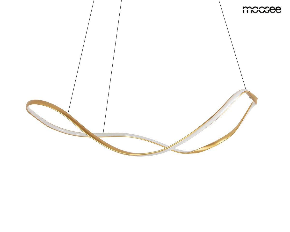 Produse - Pendul Waves 80 77x41x235 cm, Oțel Auriu - Moosee
