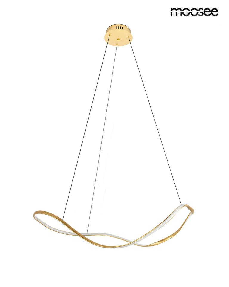 Pendul Waves 80 77x41x235 cm, Oțel Auriu - Moosee [3]