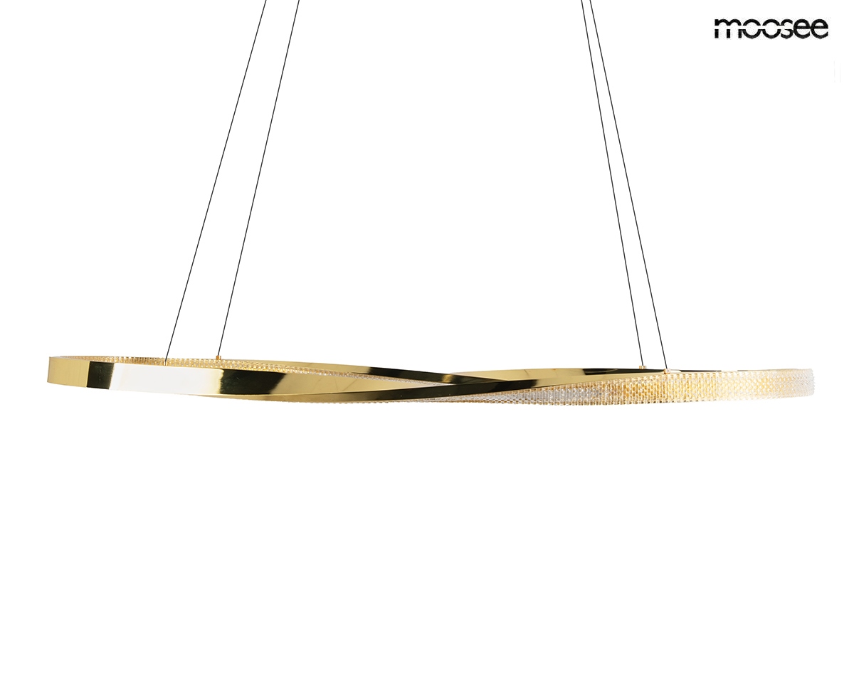 Produse - Pendul Anillo 120x35x7 cm, Metal și Aluminiu Auriu - Moosee