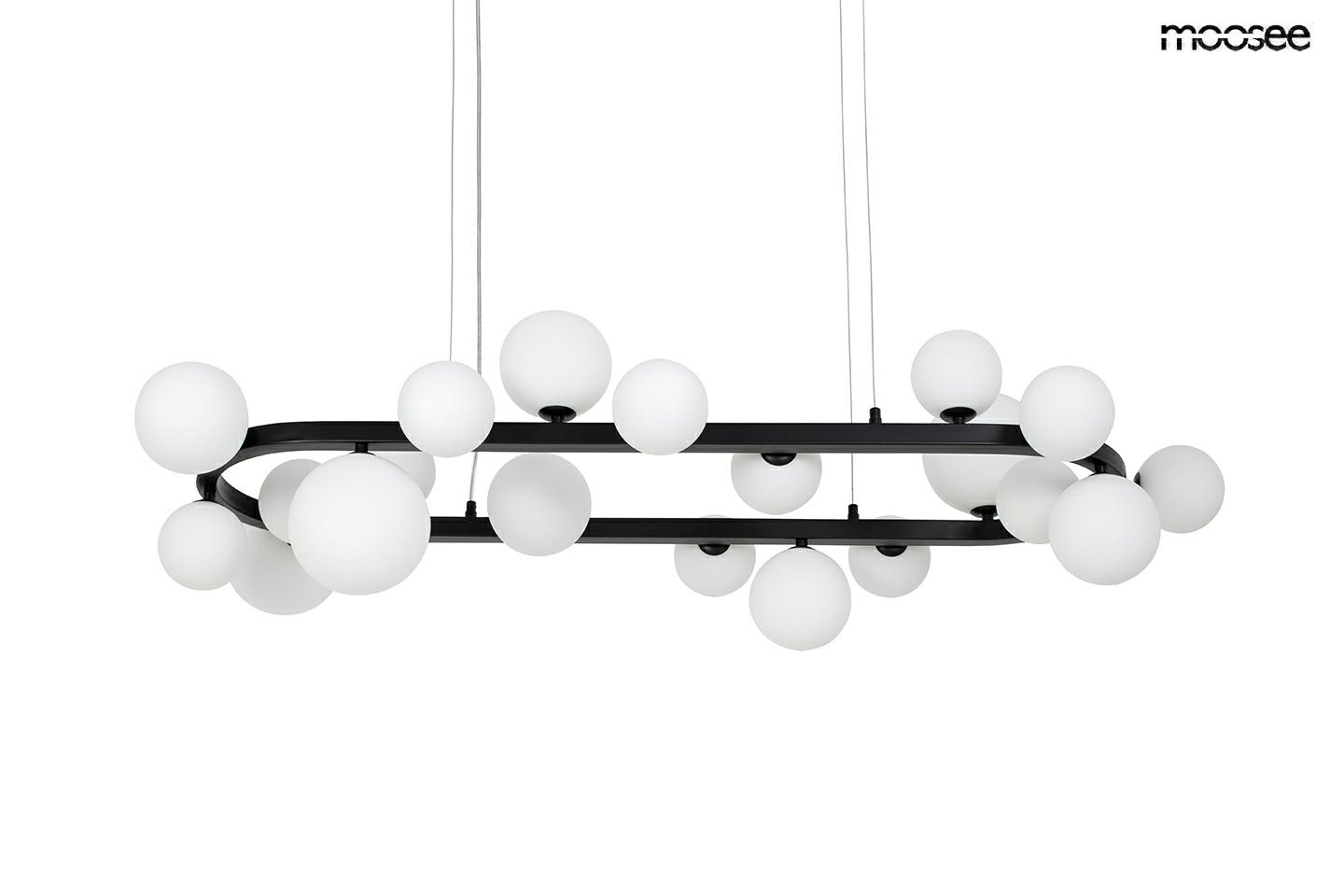 Produse - Pendul Alure Oval 120x55x270 cm, Negru; Alb - Moosee