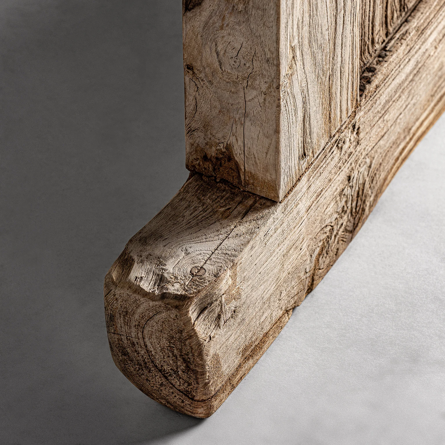 Oglinda Decorativa din Oglinda si Lemn de Teak, Maro, 81x8x125 cm - VicalHome 31721 [6]