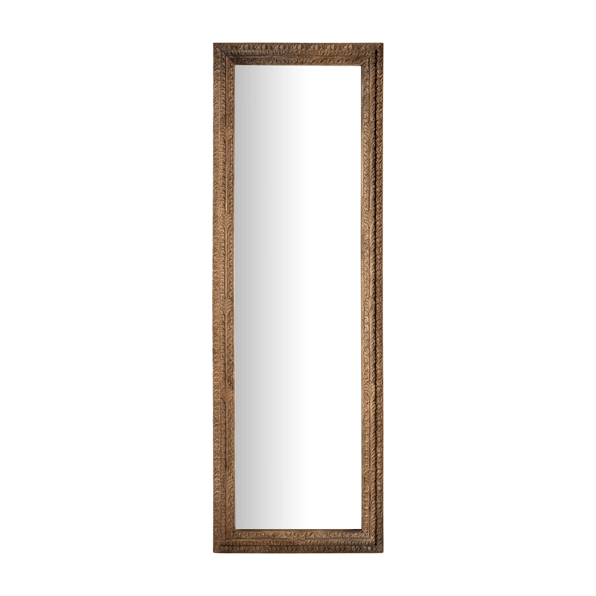 Oglinda Decorativa din Lemn de Mango, Maro, 50x10x150 cm - VicalHome 35019 [2]