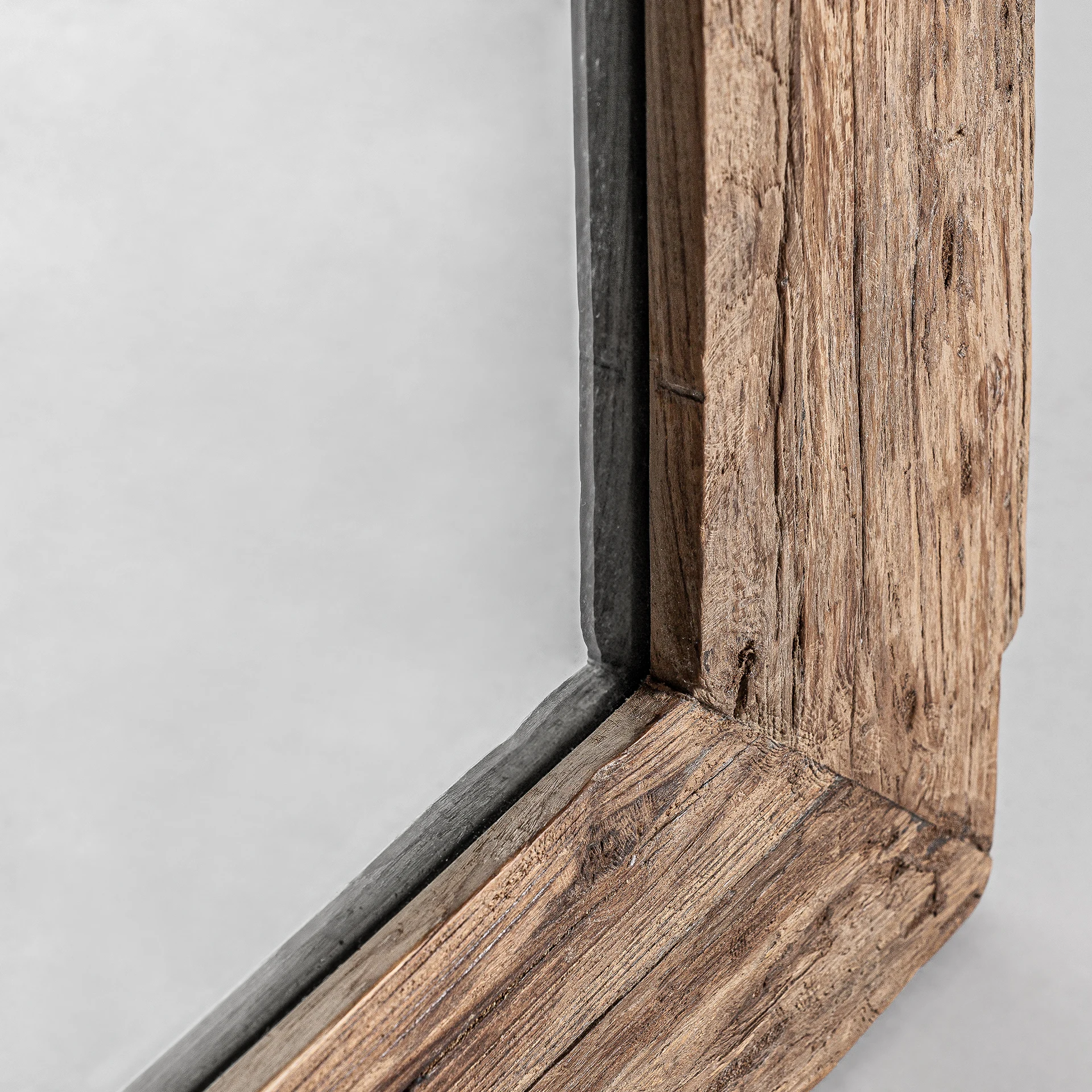 Oglinda Decorativa din Lemn de Tec, Maro, 121x3x202 cm - VicalHome 32951 [17]