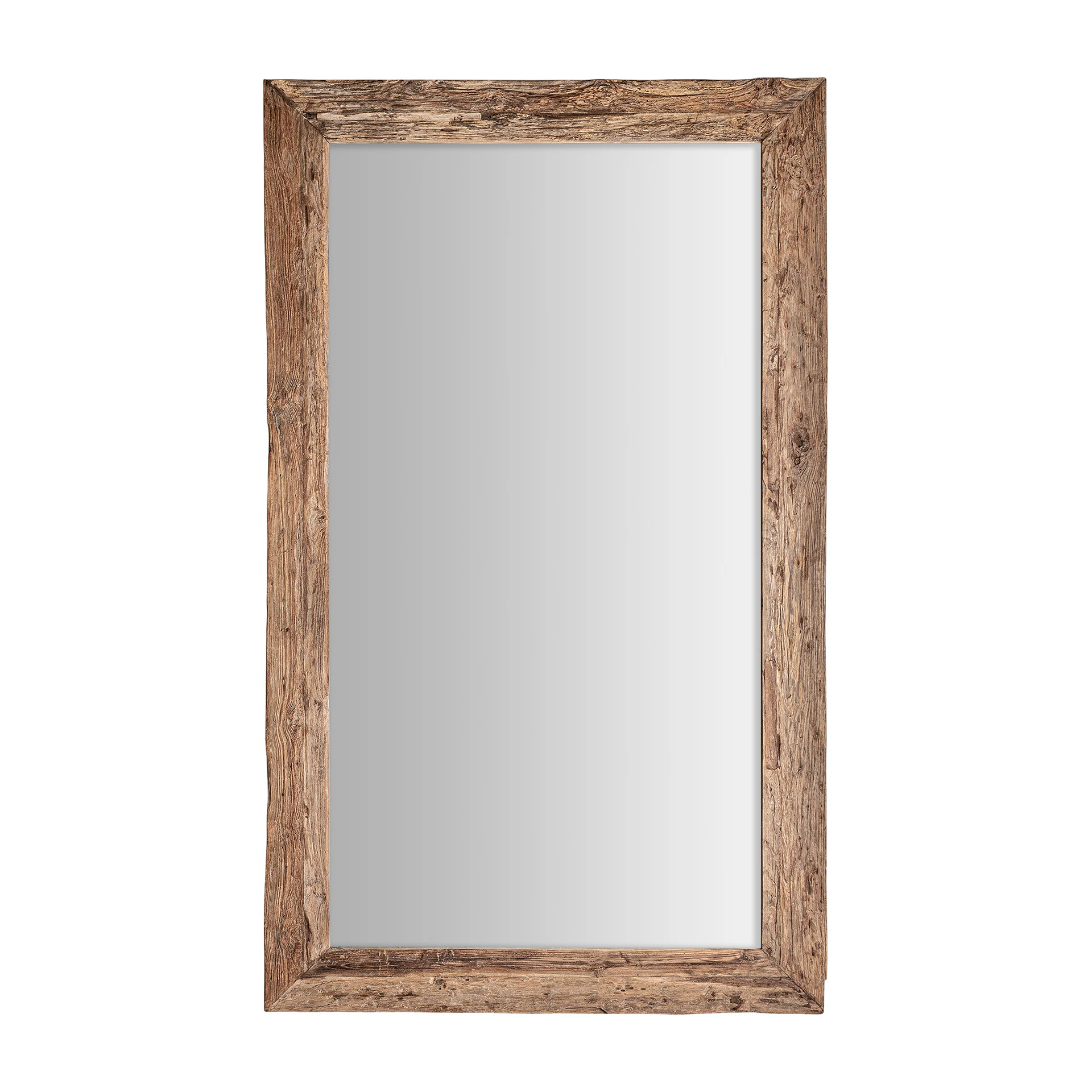 Oglinda Decorativa din Lemn de Tec, Maro, 121x3x202 cm - VicalHome 32951 [5]