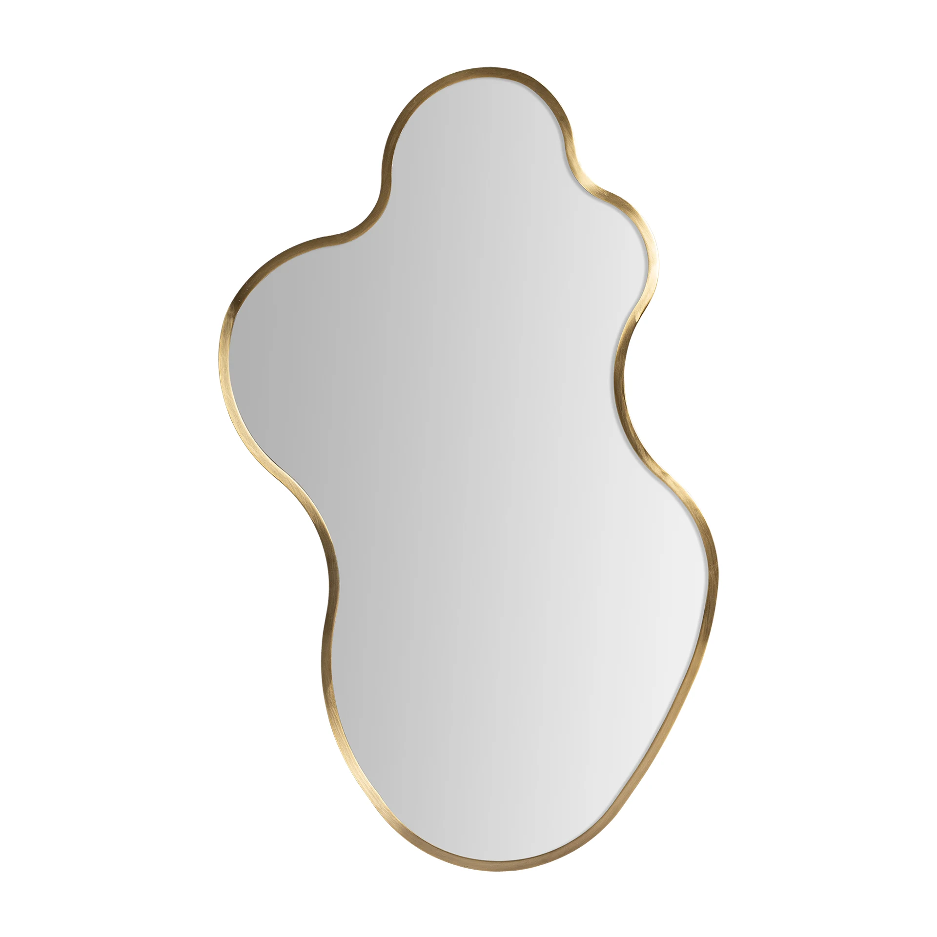Oglinda Decorativa din Oglinda si Otel, Auriu, 60x3x111 cm - VicalHome 33705 [2]