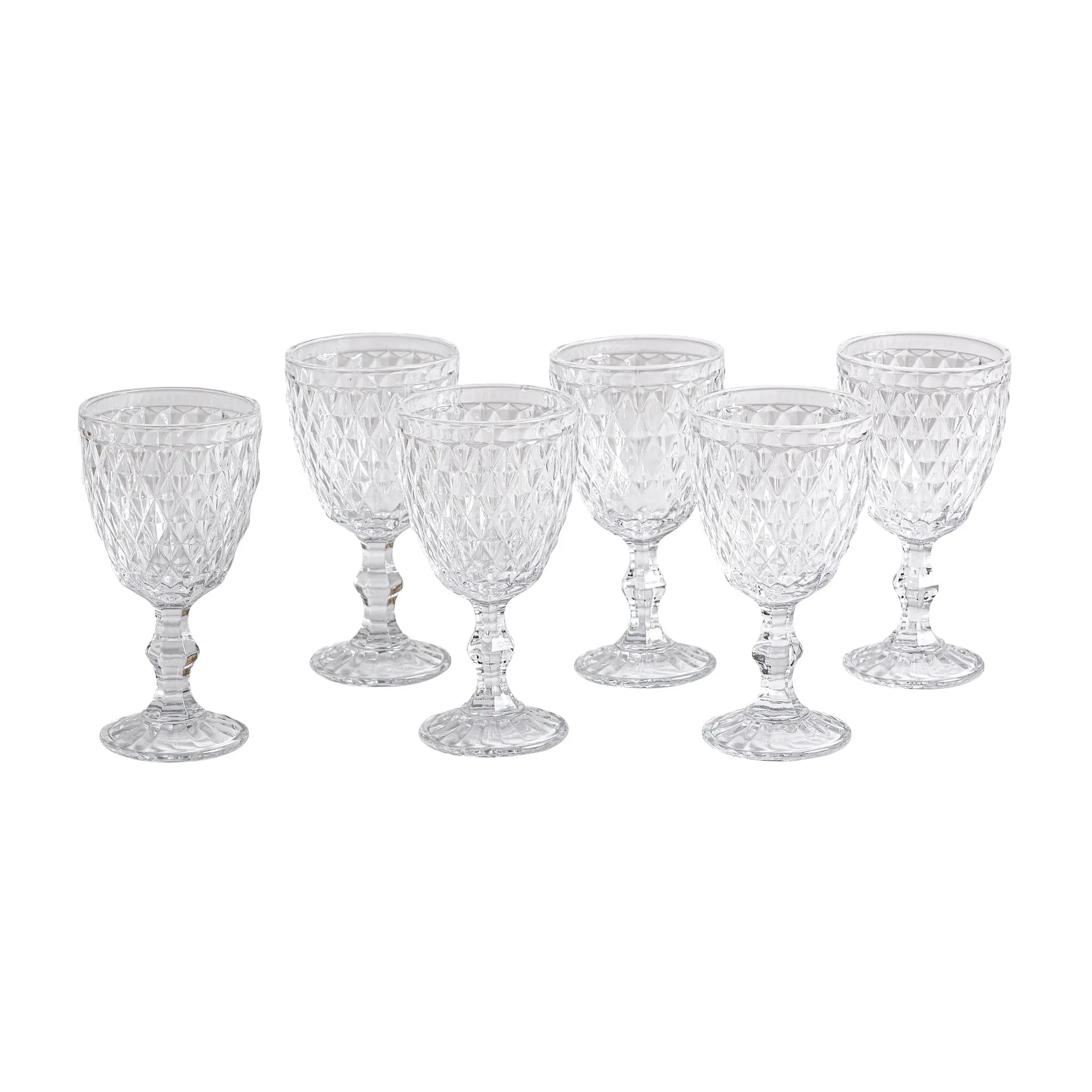 Pahar de Vin din Cristal Transparenta, 8x8x17cm, Set de 6, VicalHome 39193 VicalHome 39193 [4]