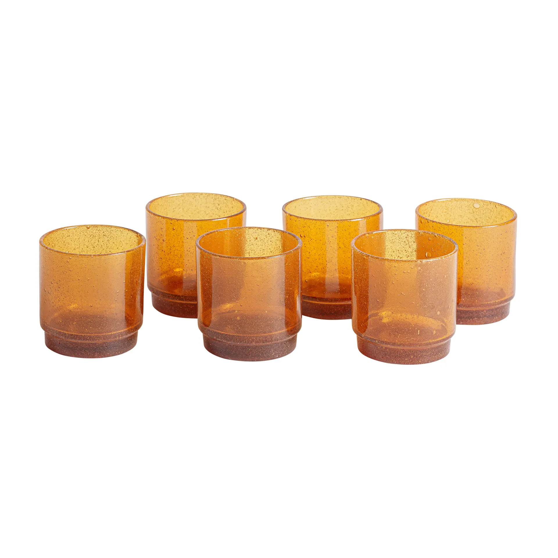 Pahar din Ceramică Chihlimbar, 8x8x10cm, Set de 6, VicalHome 39136 VicalHome 39136 [3]