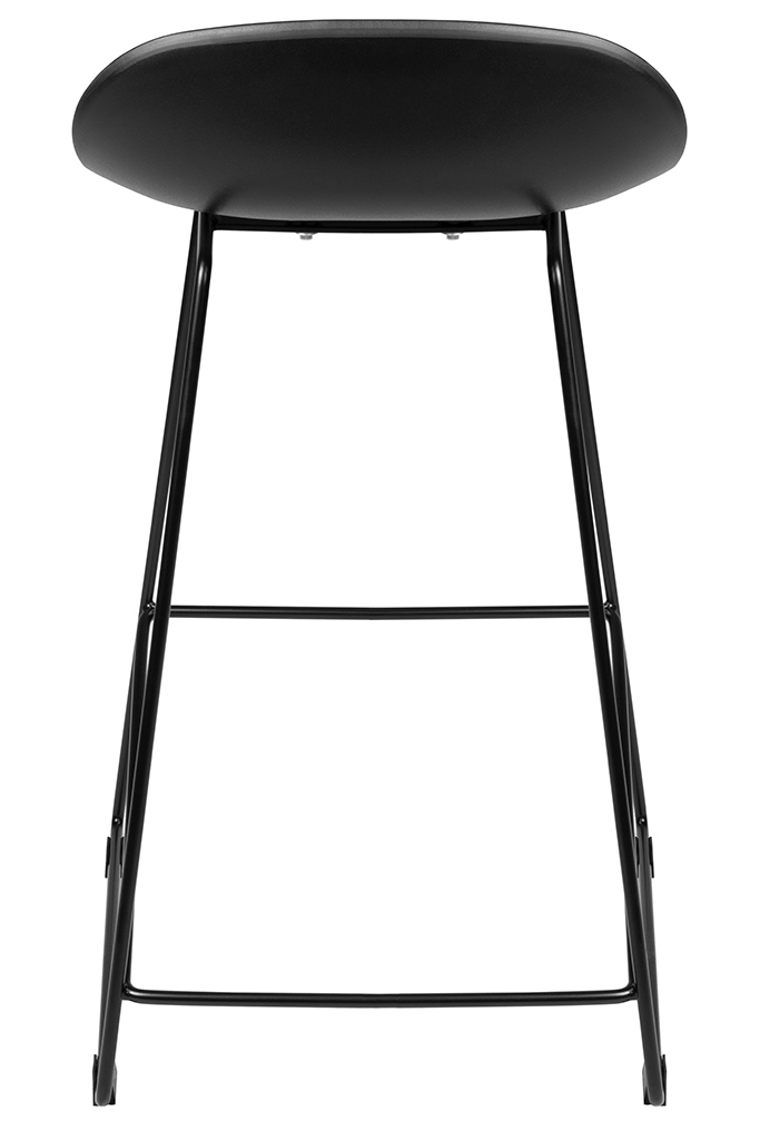 Scaun de Bar Rolf 47x48x92 cm, Polipropilenă Negru - King Home [10]
