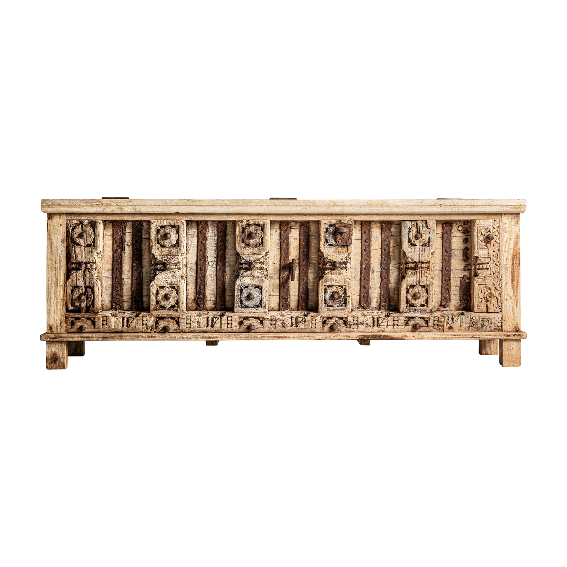 Comoda TV din Lemn de Mango, Maro, 171x53x63 cm - VicalHome 32730 [7]