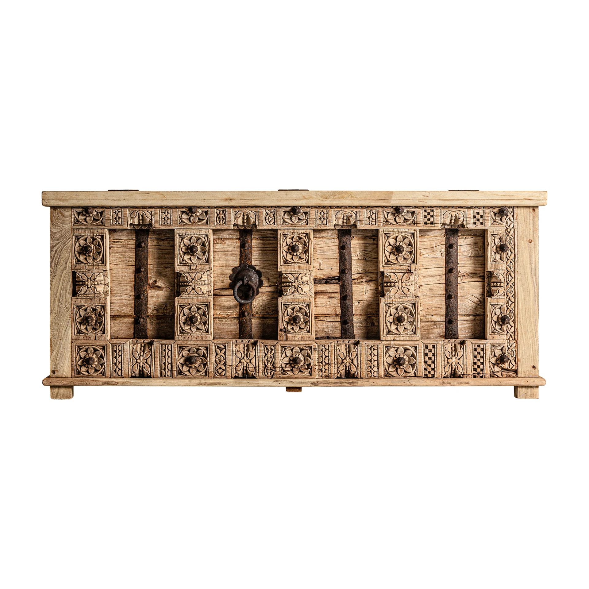 Comoda TV din Lemn de Mango, Maro, 171x53x63 cm - VicalHome 32730 [17]