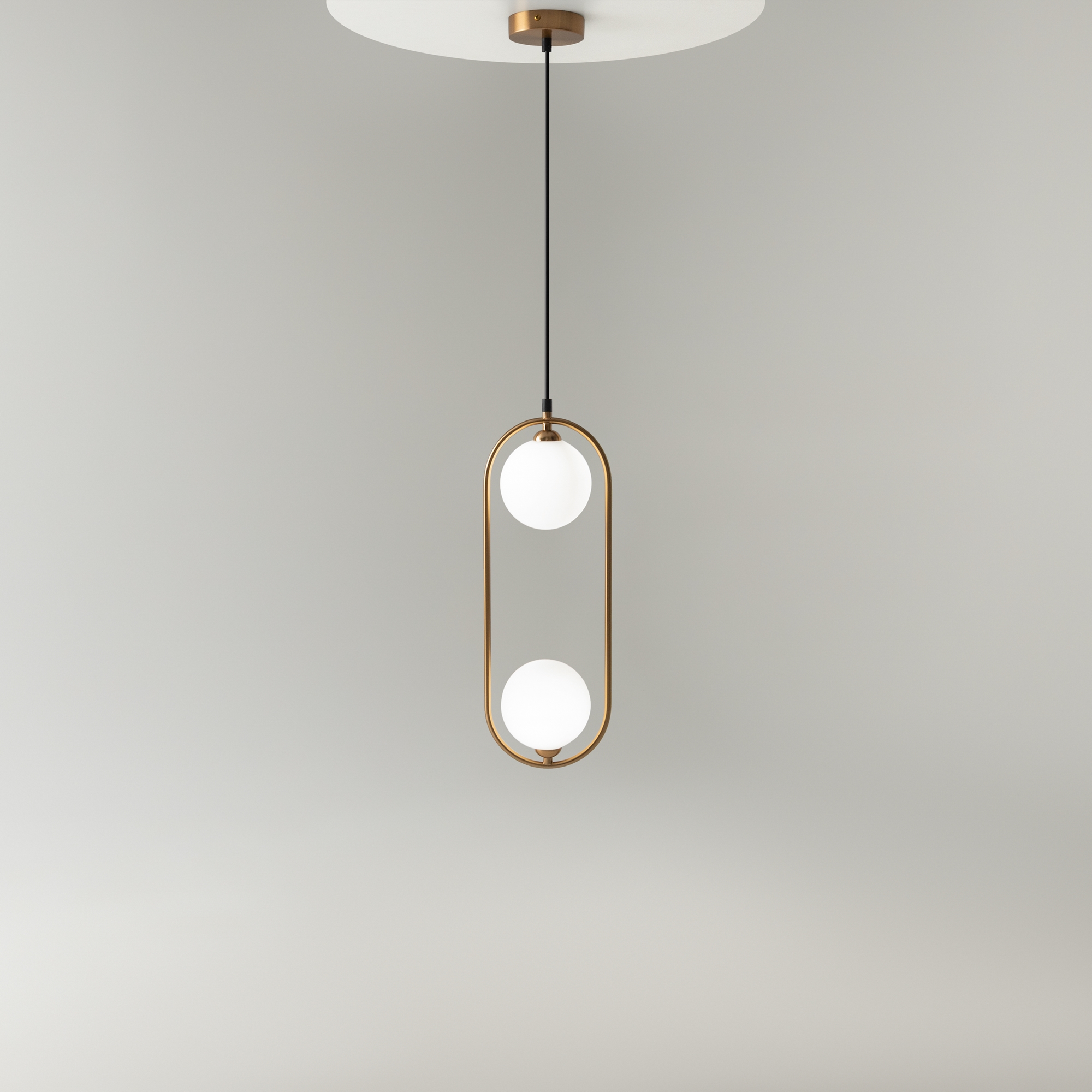 Corp de iluminat suspendat Inel, Metal Alamă, 25W, MAYTONI MOD013PL-02BS1 [4]