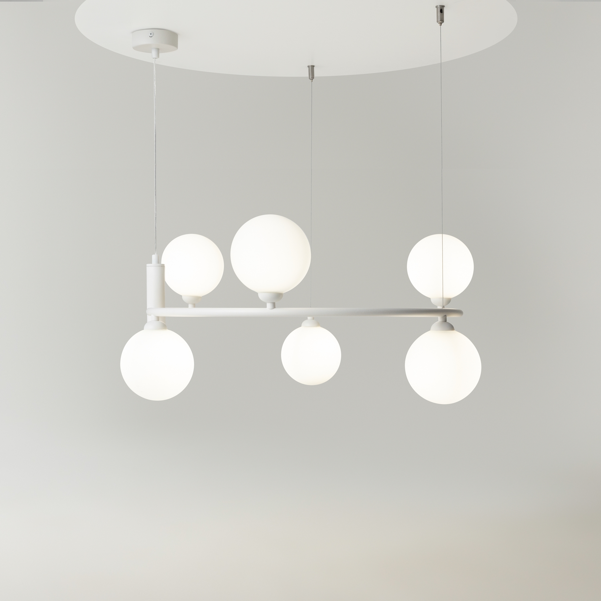 Corp de iluminat suspendat Inel, Metal Alb, 25W, MAYTONI MOD013PL-06W [4]