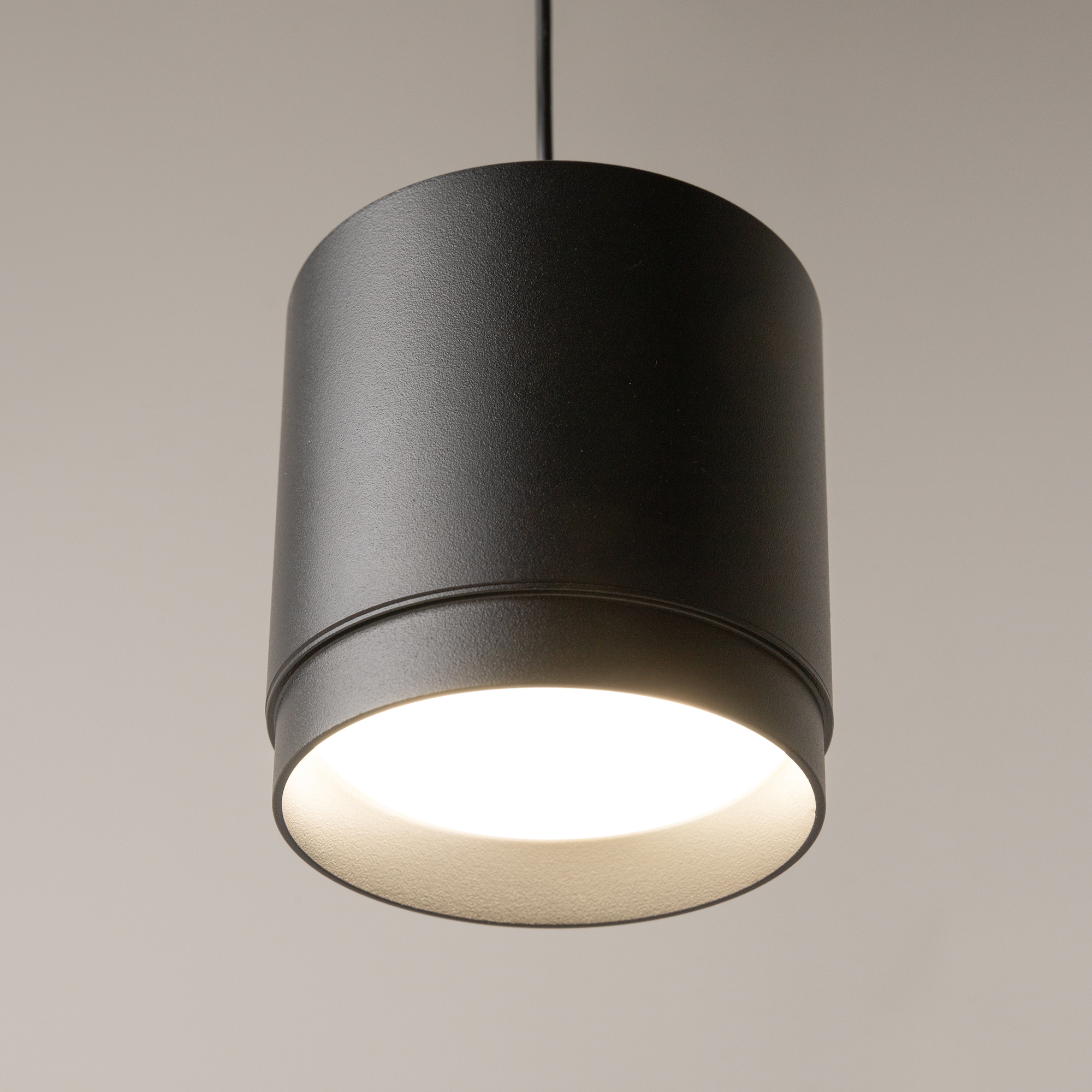 Corp de iluminat suspendat Polar, Aluminiu și plastic Negru, 12W, MAYTONI P088PL-GX53-B [5]