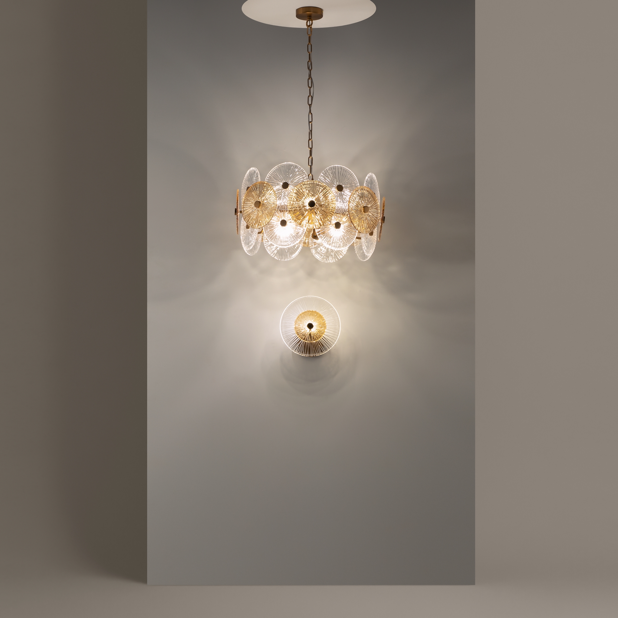 Corp de iluminat suspendat Aster, Metal Auriu, 40W, MAYTONI MOD007PL-08G [3]