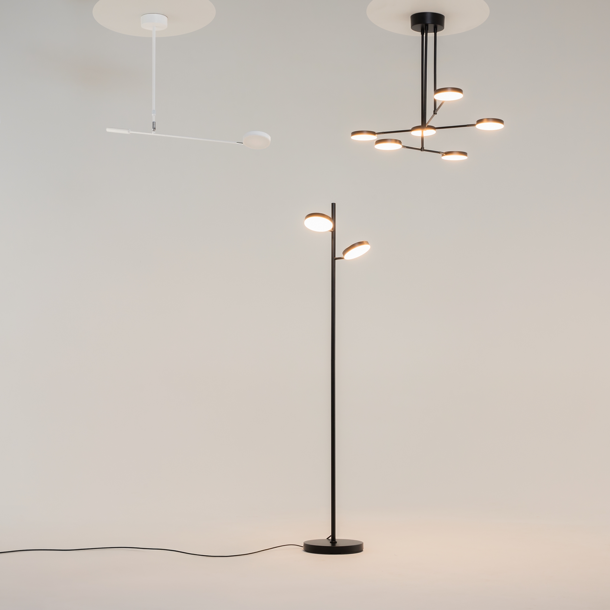 Corp de iluminat suspendat Fad, Metal Negru, 40W, MAYTONI MOD070PL-L38B3K [4]