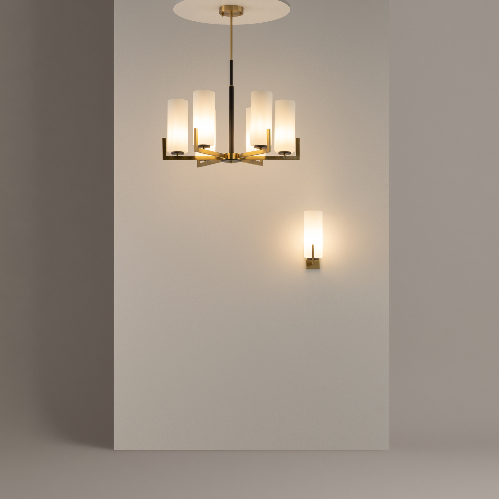 Corp de iluminat suspendat Fortano, Metal Negru și alamă, 40W, MAYTONI MOD089PL-06BS [3]