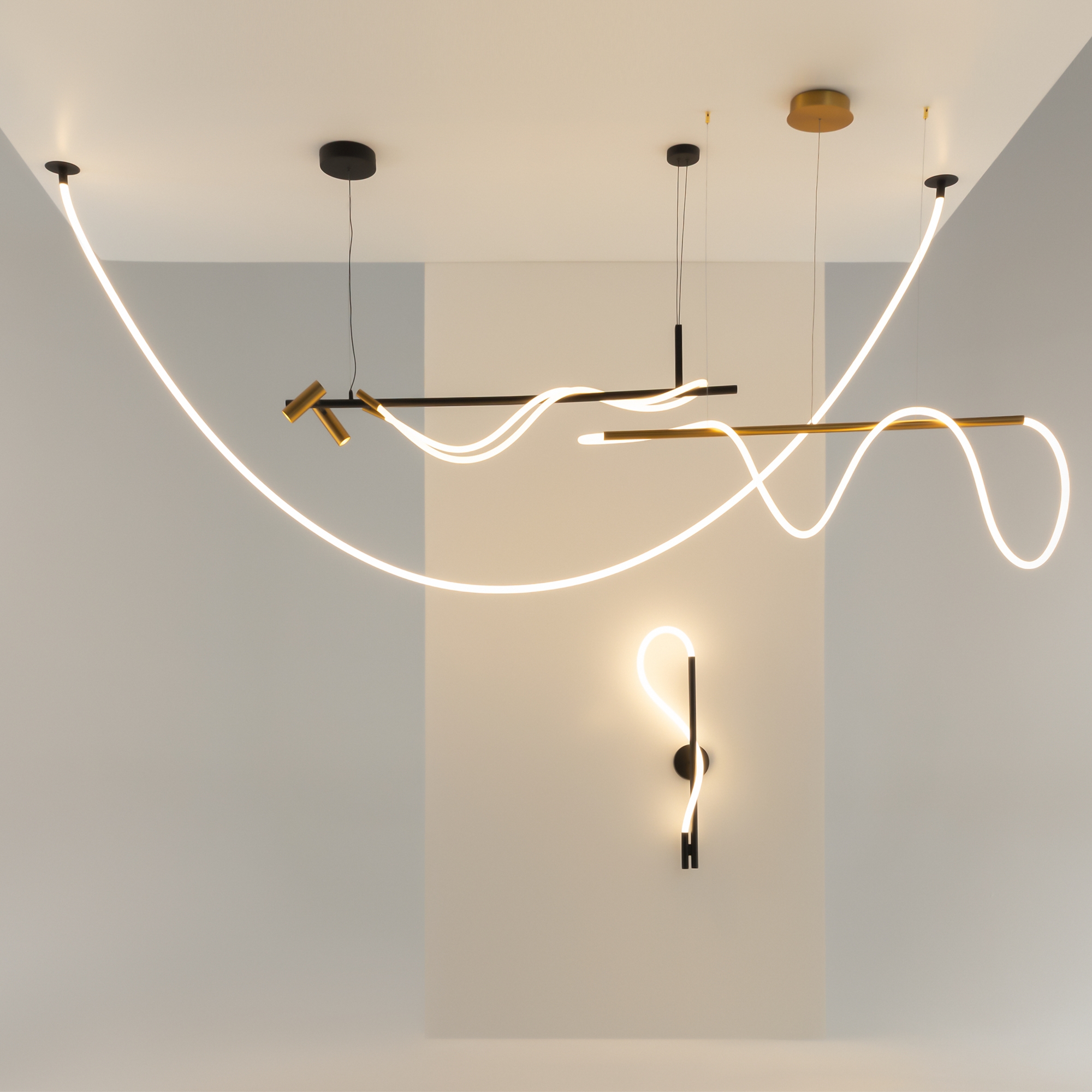 Corp de iluminat suspendat Tau, Aluminiu Negru, 40W, MAYTONI MOD146PL-L40B3K [4]