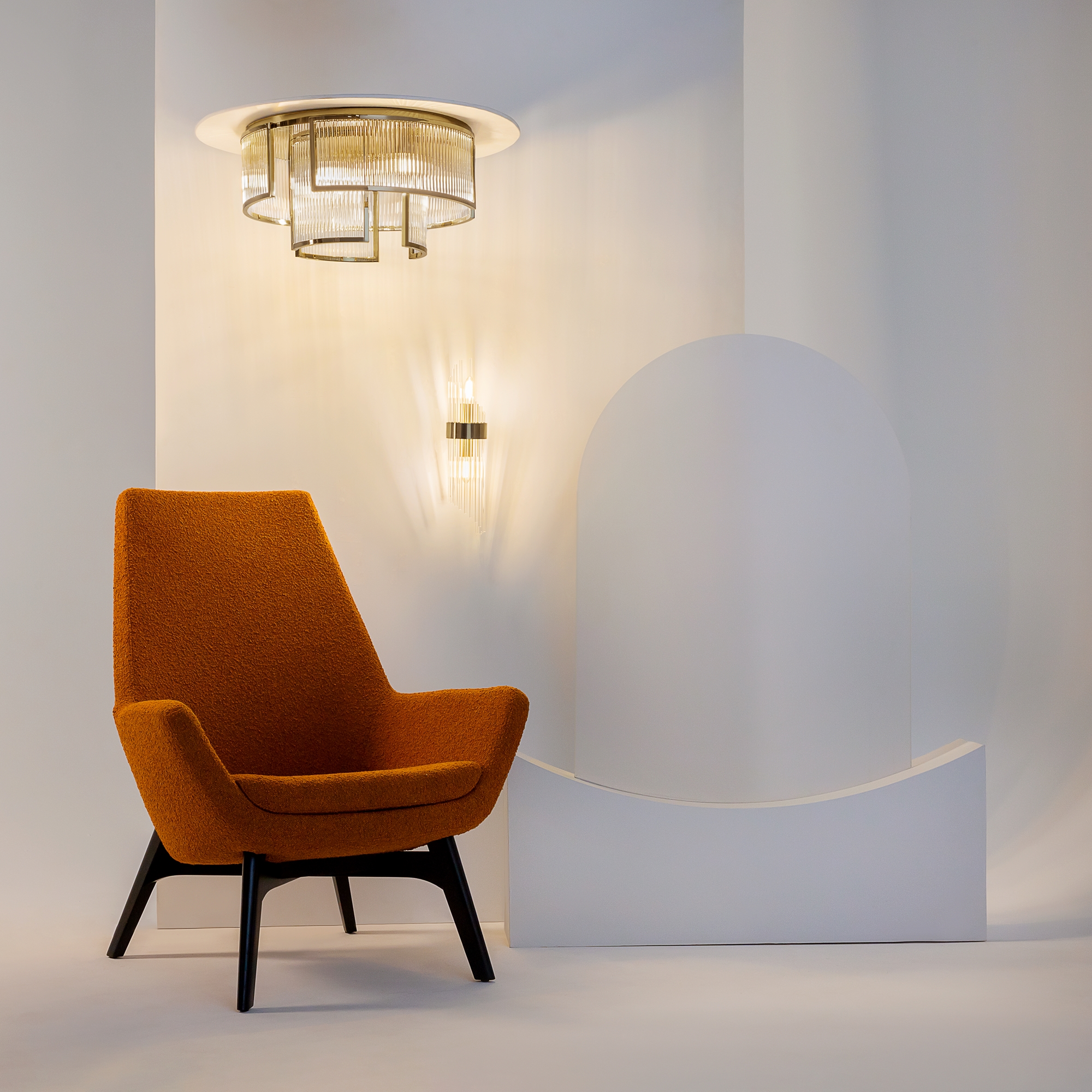 Plafonieră Frame, Metal Auriu, 60W, MAYTONI MOD174CL-09G [3]