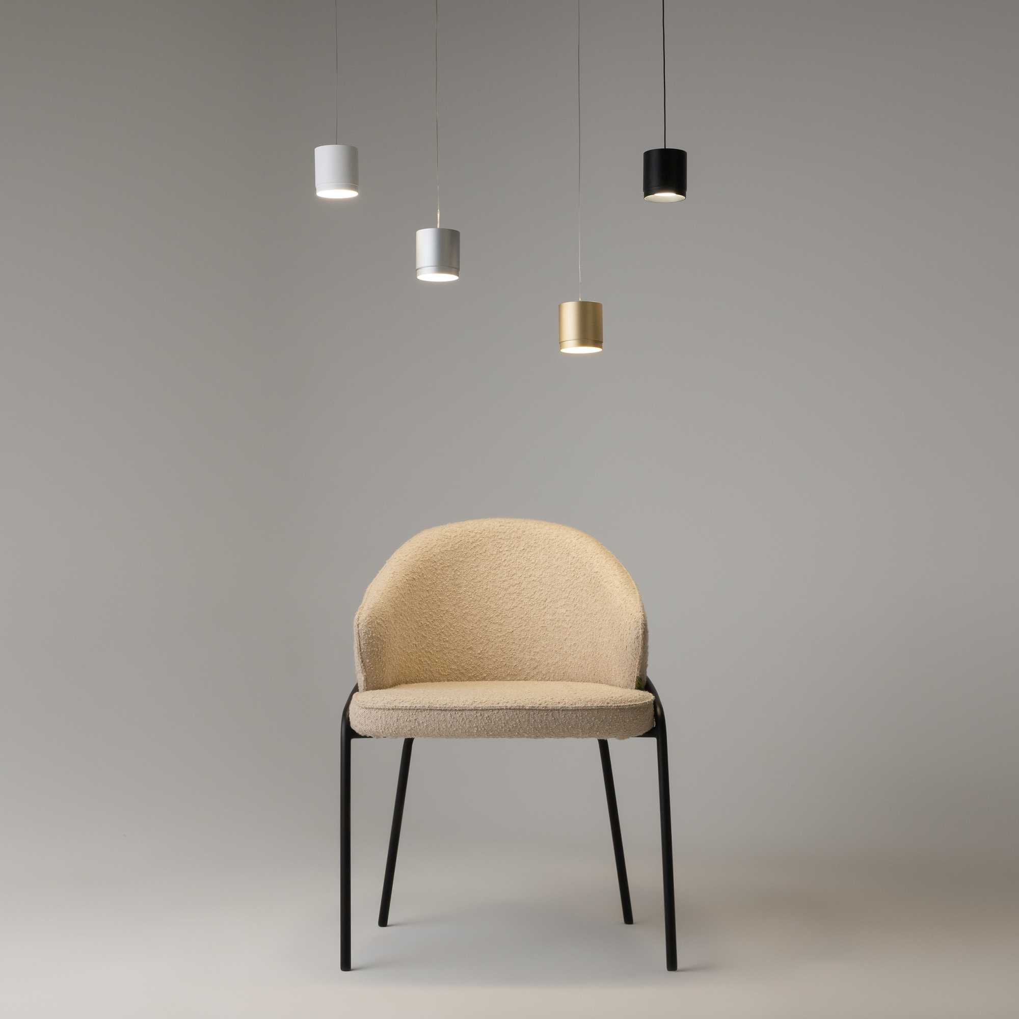 Corp de iluminat suspendat Polar, Aluminiu și plastic Auriu mat, 12W, MAYTONI P088PL-GX53-MG [4]