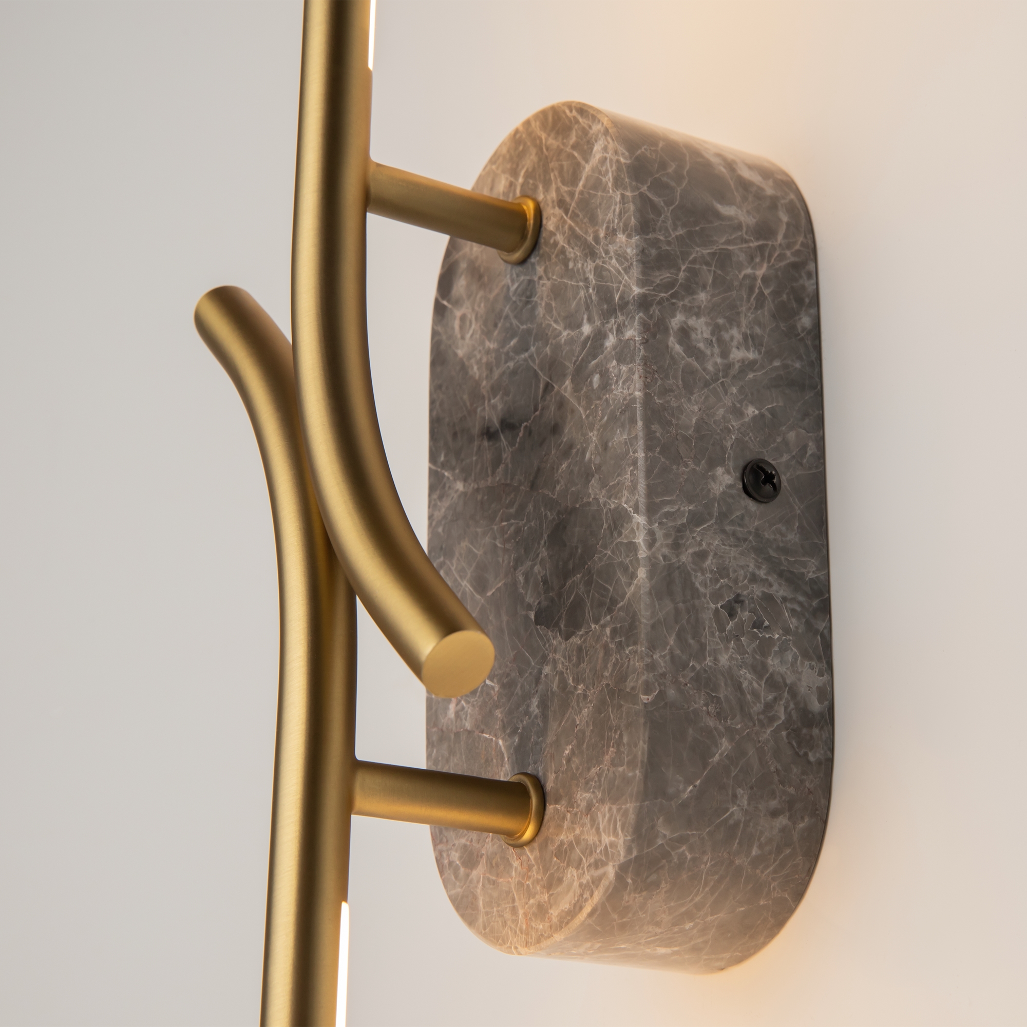 Aplică de perete RENAISSANCE, Metal și marmură Alamă, 7W, MAYTONI MOD256WL-L5BS3K2 [6]