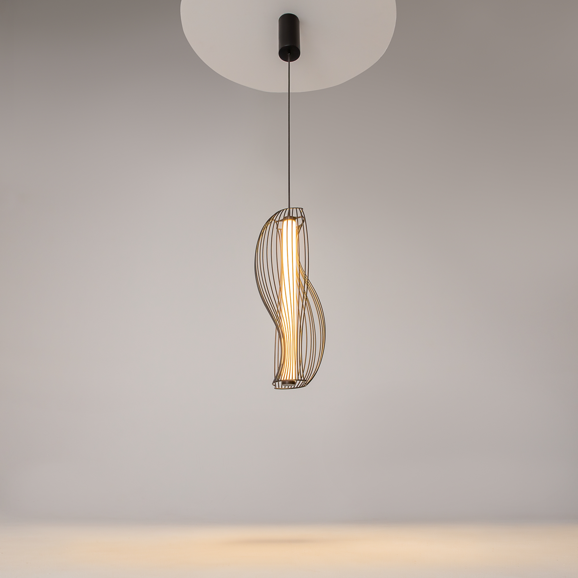 Corp de iluminat suspendat SHADOWS OF THE PAST, Metal Negru, 20W, MAYTONI MOD263PL-L20B3K [3]