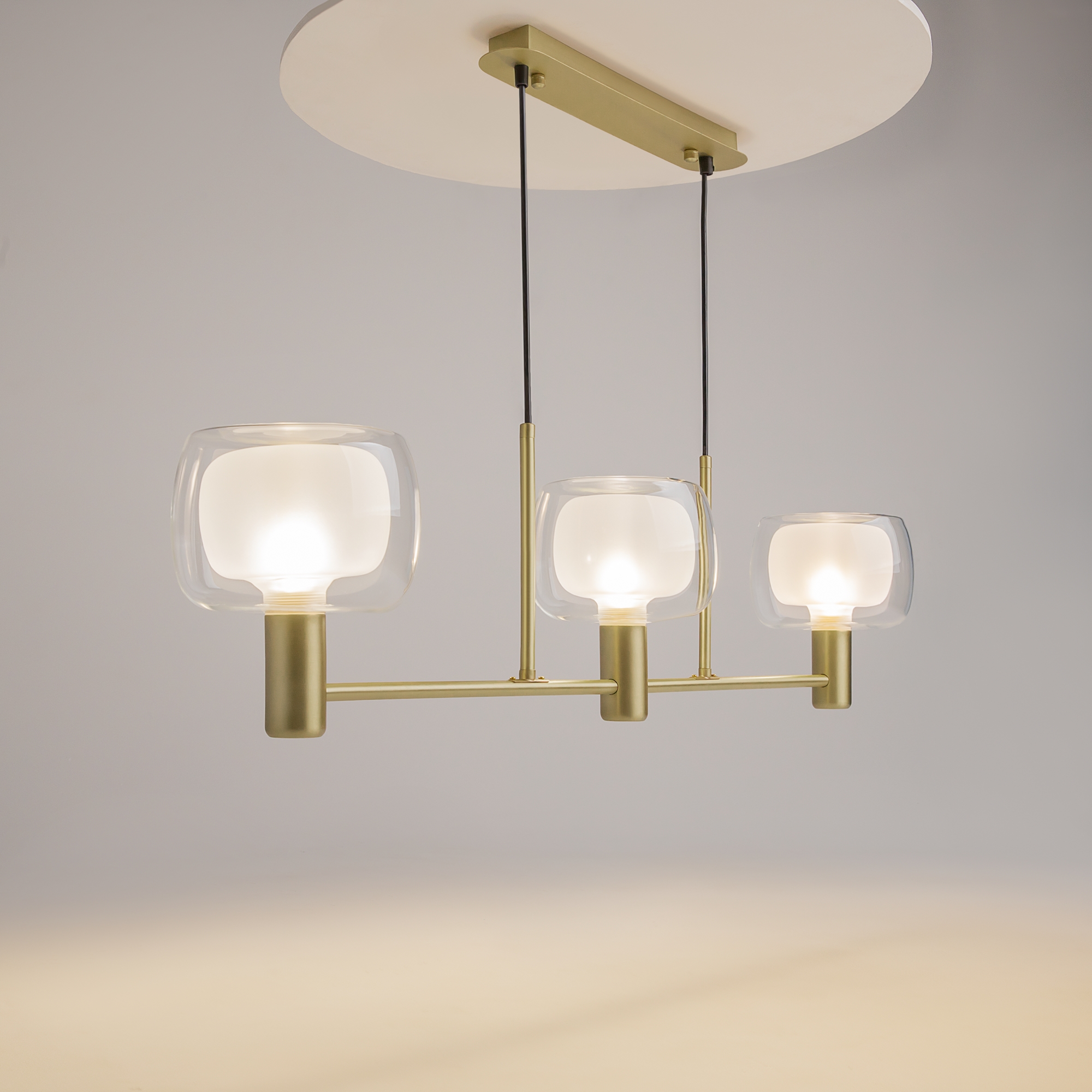 Corp de iluminat suspendat Vision, Aluminiu Auriu, 60W, MAYTONI MOD411PL-03G [2]