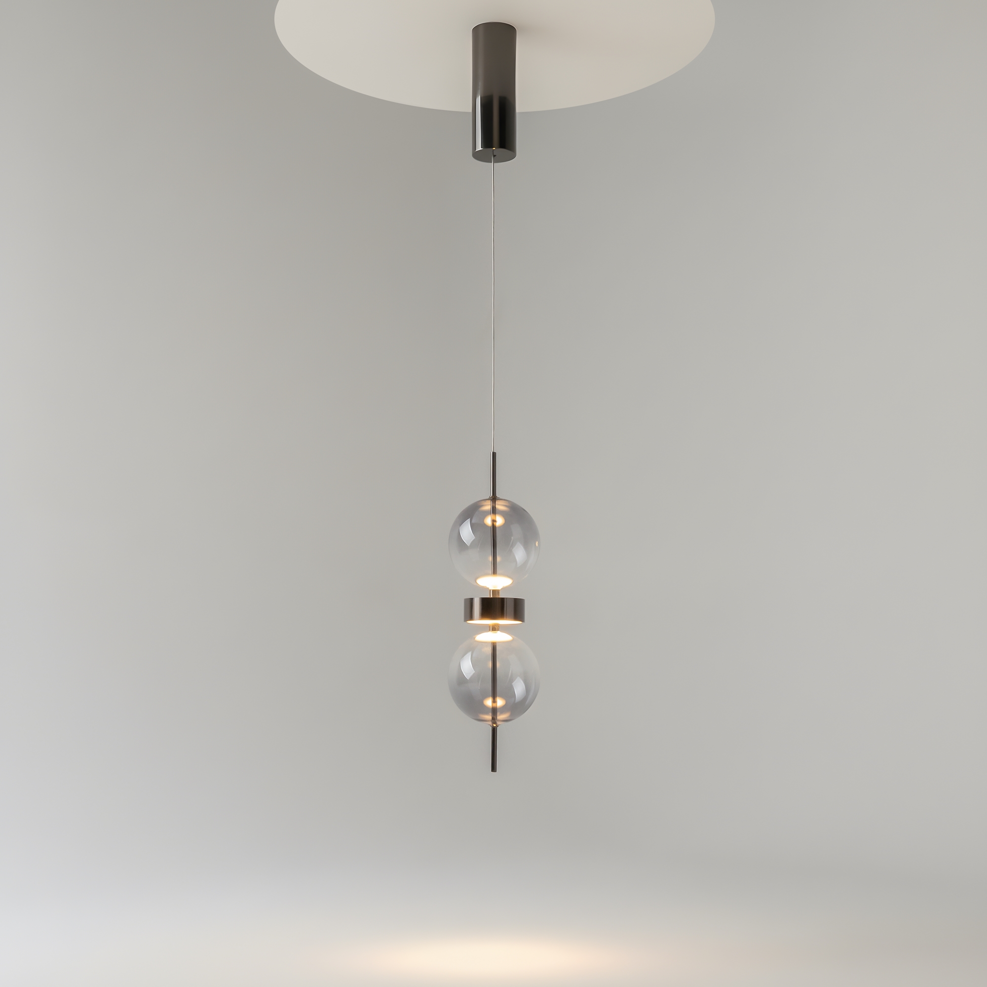 Corp de iluminat suspendat DOUBLE MOON, Metal Negru, 8W, MAYTONI MOD478PL-L8B3K [3]