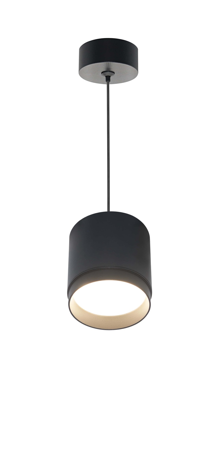 Produse - Corp de iluminat suspendat Polar, Aluminiu și plastic Negru, 12W, MAYTONI P088PL-GX53-B
