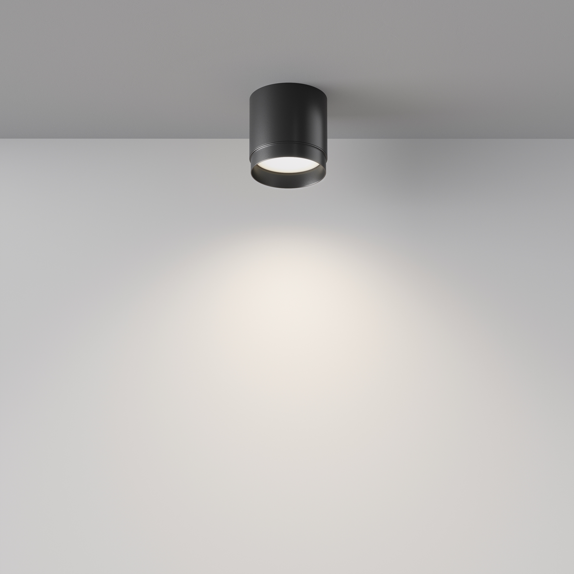 Plafonieră Polar, Aluminiu și plastic Negru, 12W, MAYTONI C088CL-GX53-B [6]