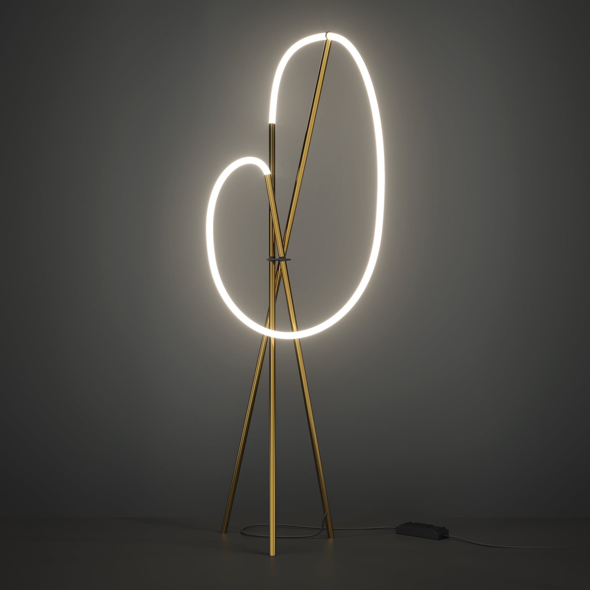 Lampadar CROCHET, Aluminiu Alamă, 36W, MAYTONI MOD369FL-L36BS3K [8]